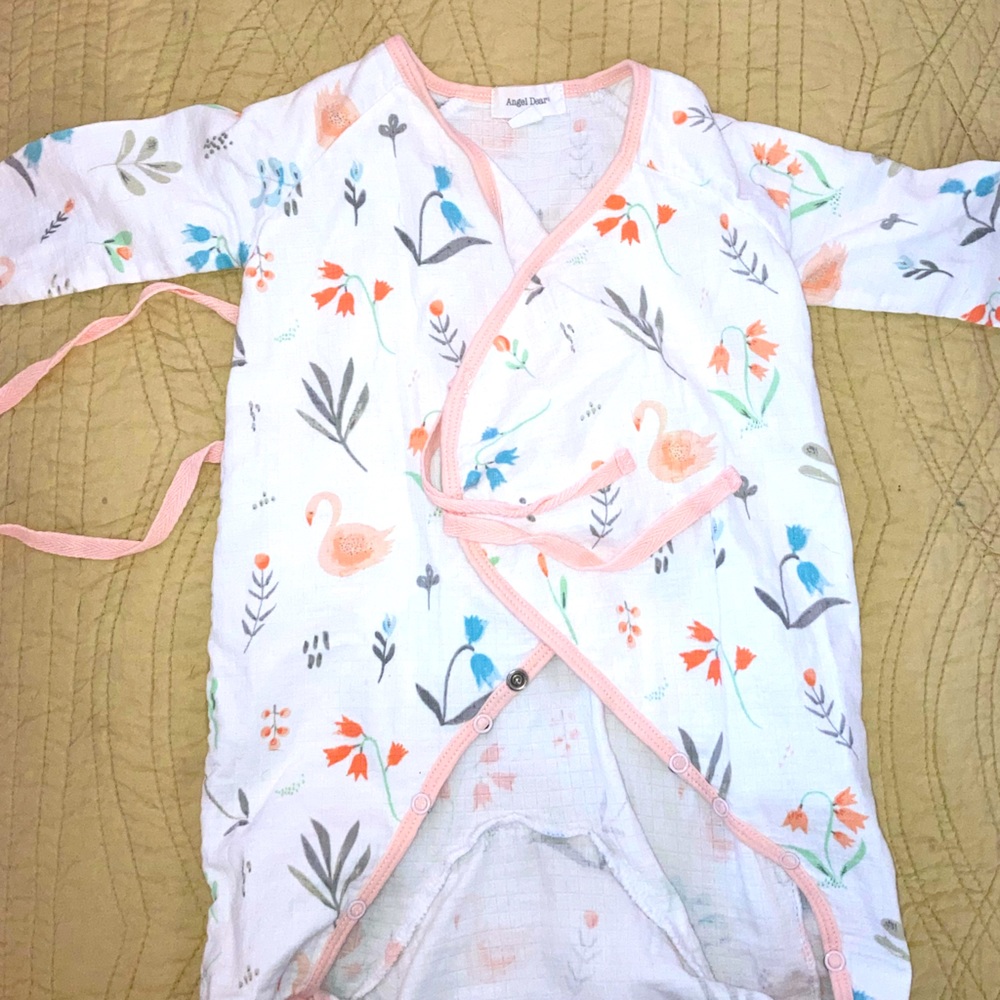 {Angel Dear} 0-3 mo. Onesie